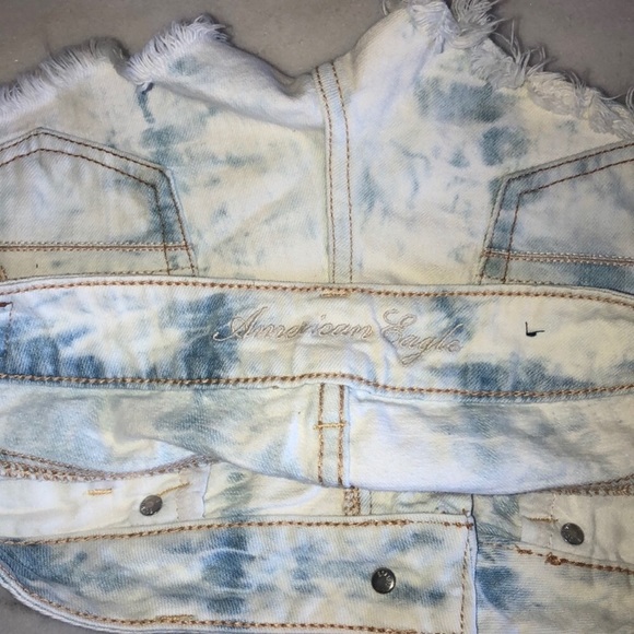 AMERICAN EAGLE tie dye denim shorts - Picture 3 of 3